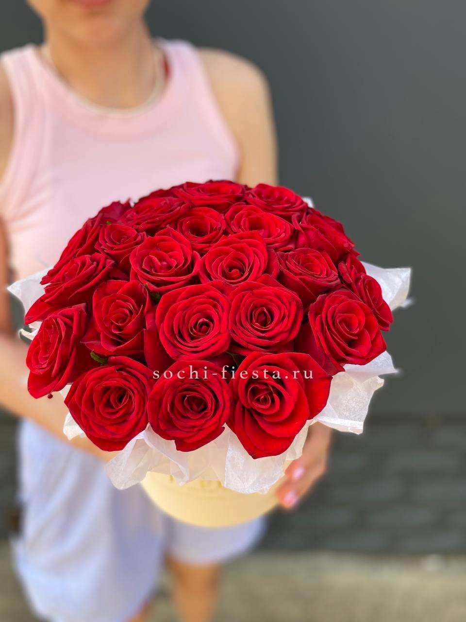 свадебная коробка XL с пионами для церемонии в Чите