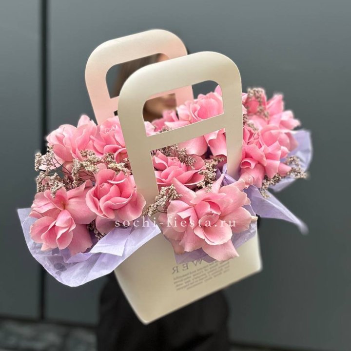 Сумочка розовых роз "Плинки" в Чите