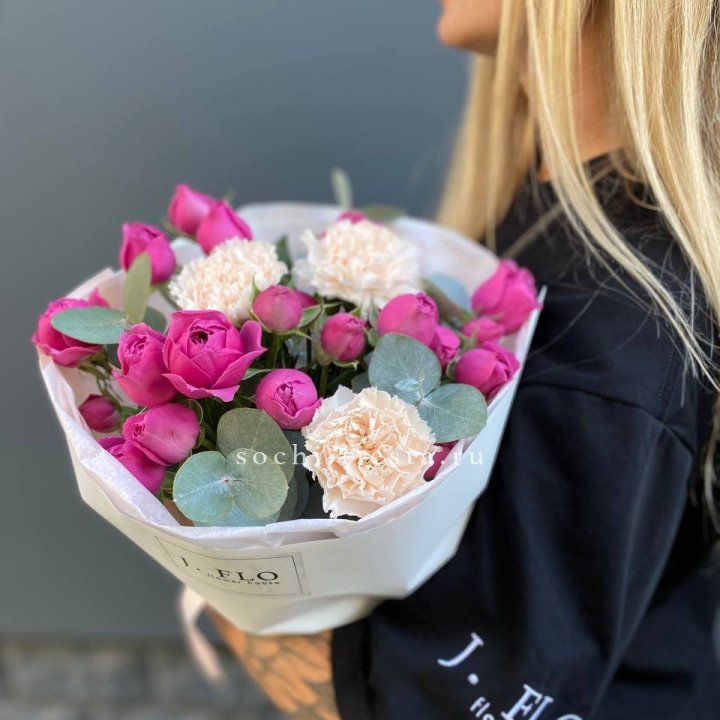 Букет с мисти бабблс №2 в Чите