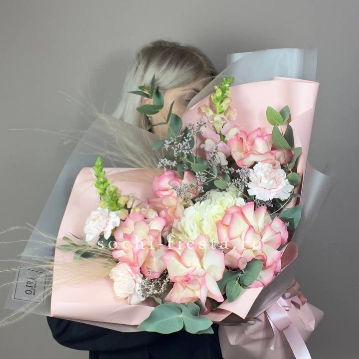  Букет  "Закат для неё" в Чите