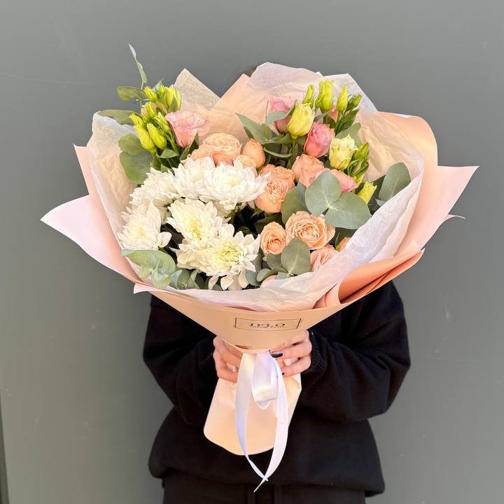 Букет "Персиковая нежность" в Чите