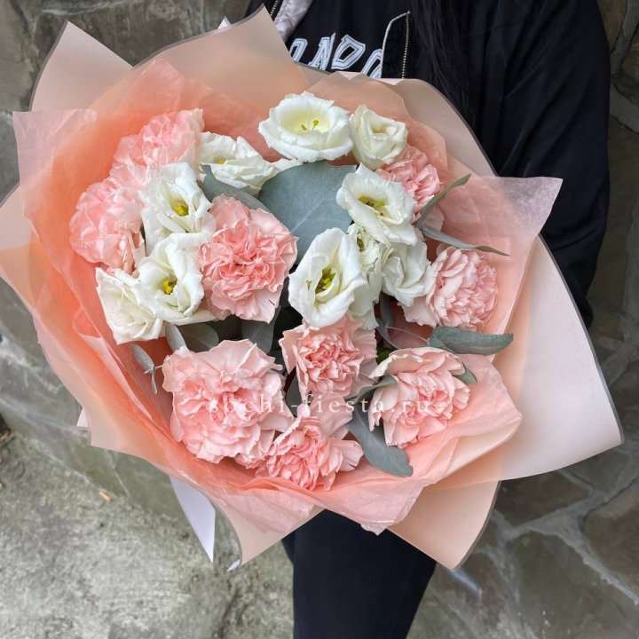  Букет диантусов "Пич" в Чите