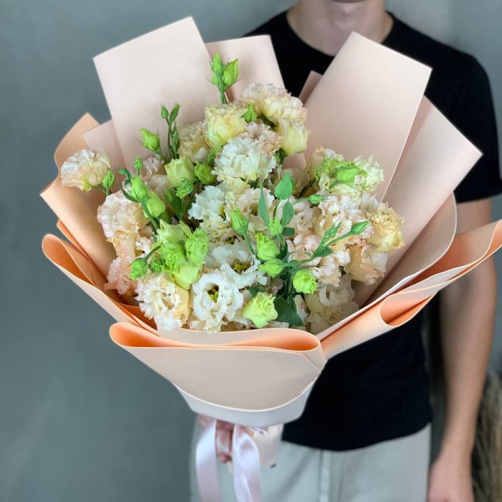 Букет эустом "Крем" в Чите