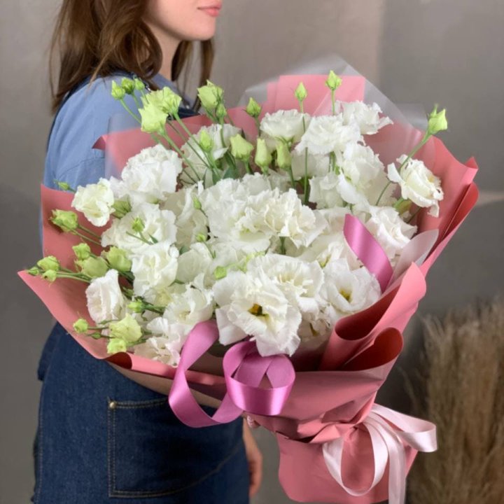 Букет эустом "Пудра" в Чите