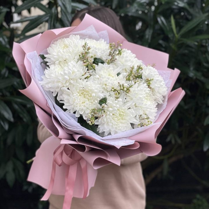 Букет хризантем №1 в Чите