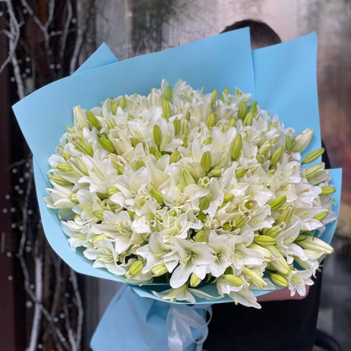 51 лилия в оформлении в Чите