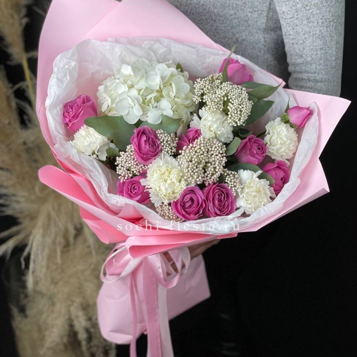 Букет с мисти бабблс №1 в Чите