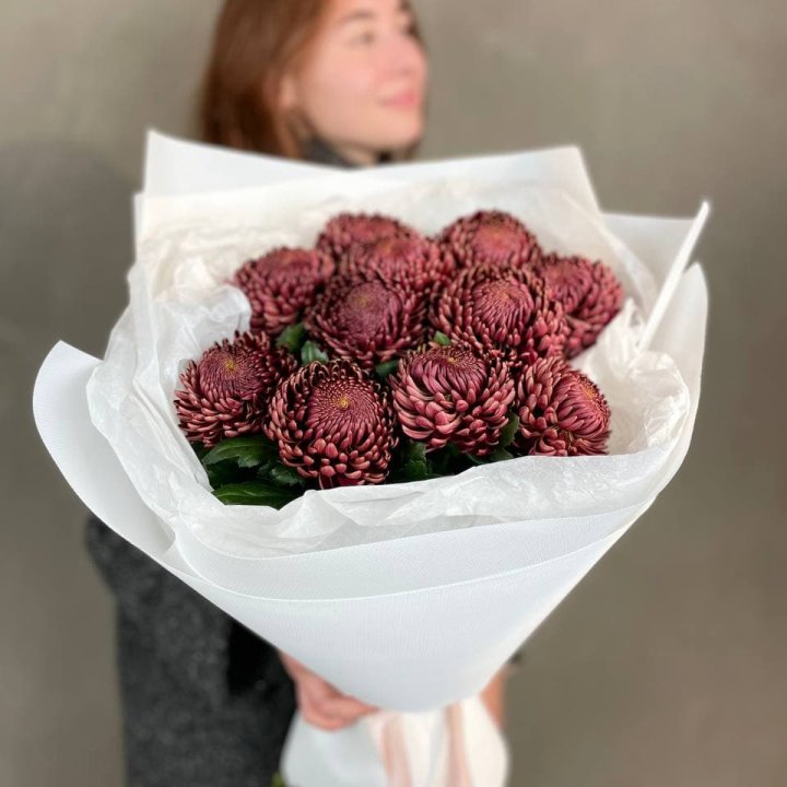 Букет хризантем "Касиопия" в Чите