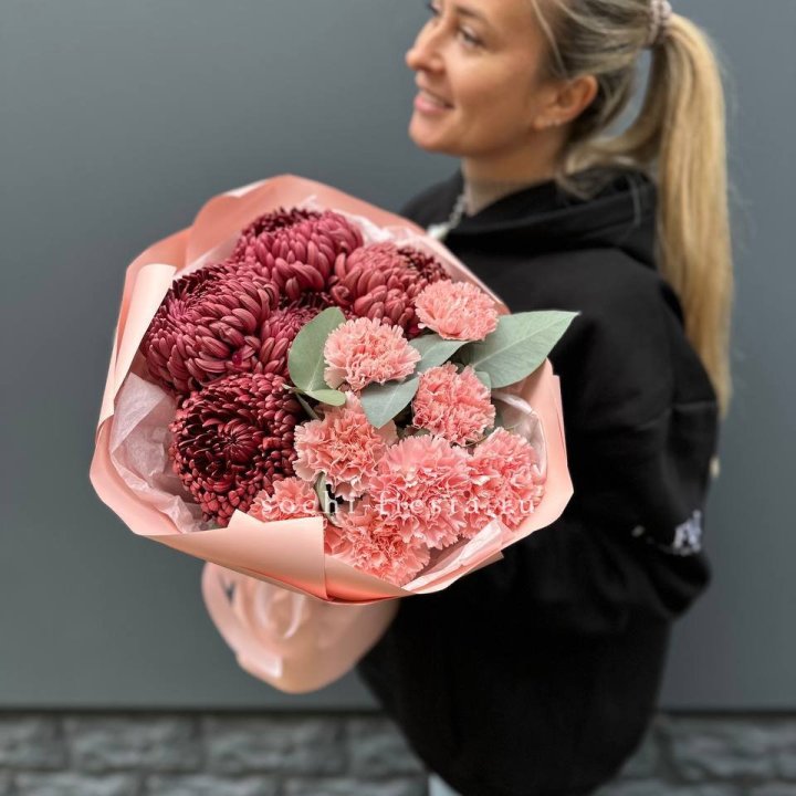 Дуо диантусы и бигуди в Чите