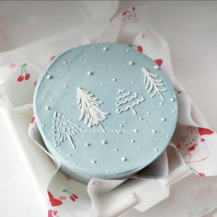 Бенто-торт "Елки" в Чите