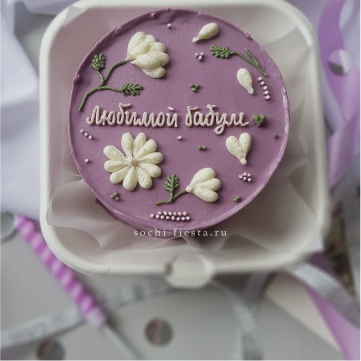 Бенто-торт "Любимой бабуле" в Чите