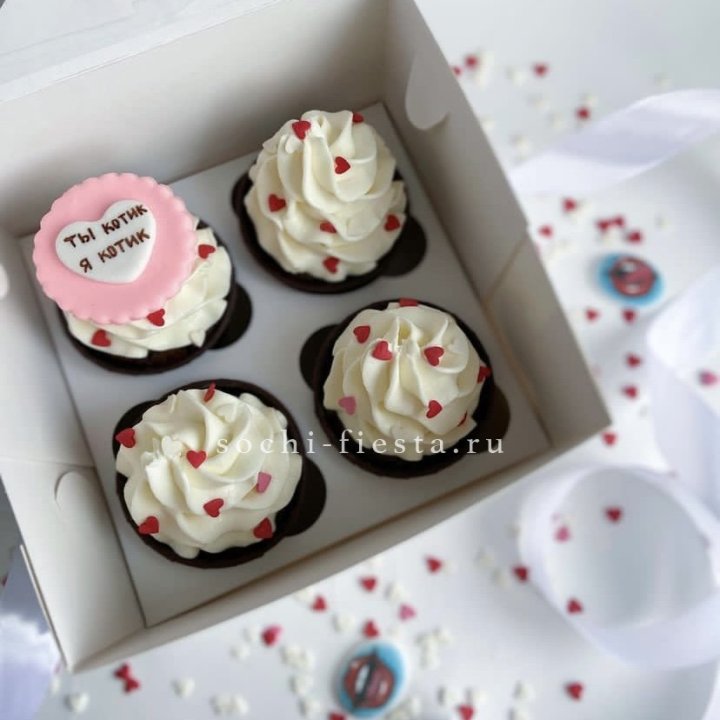 Набор капкейков "Для тебя" в Чите