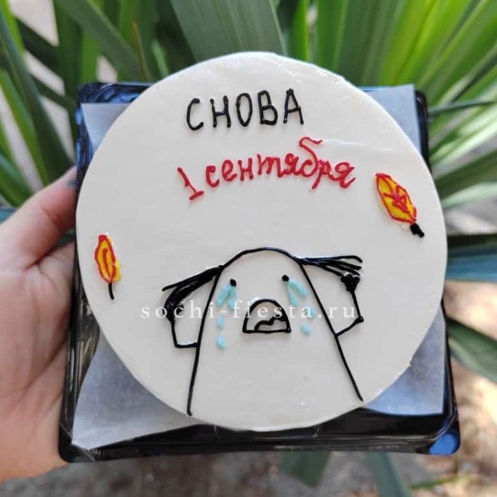 Бенто-торт "Не опять, а снова..." в Чите