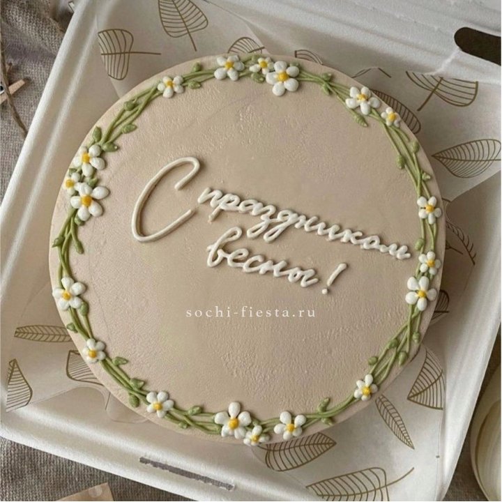 Бенто-торт "C праздником весны!"  в Чите