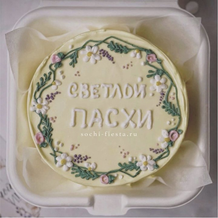 Бенто-торт "Светлой Пасхи" 2 в Чите