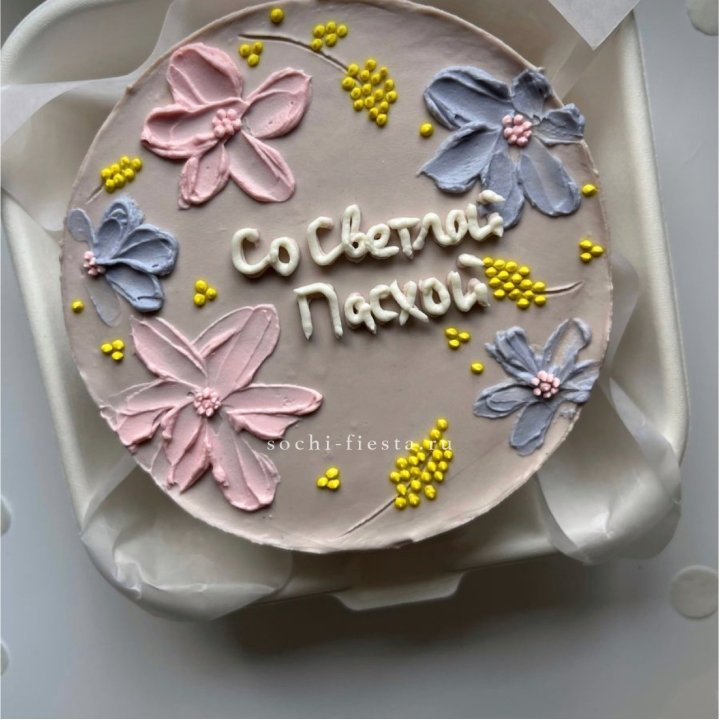 Бенто-торт "Светлой Пасхи" 3 в Чите