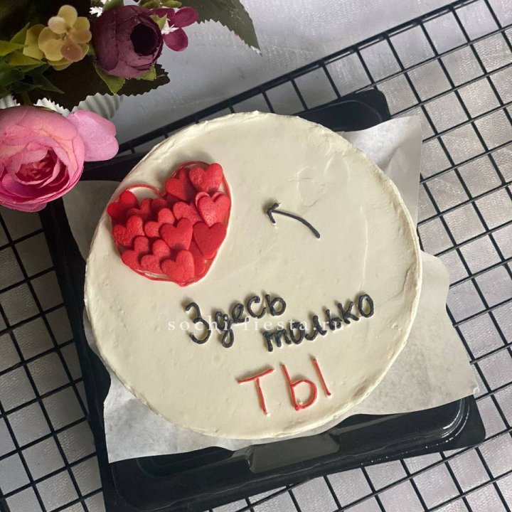 Бенто-торт "В моем сердце только ты"  в Чите