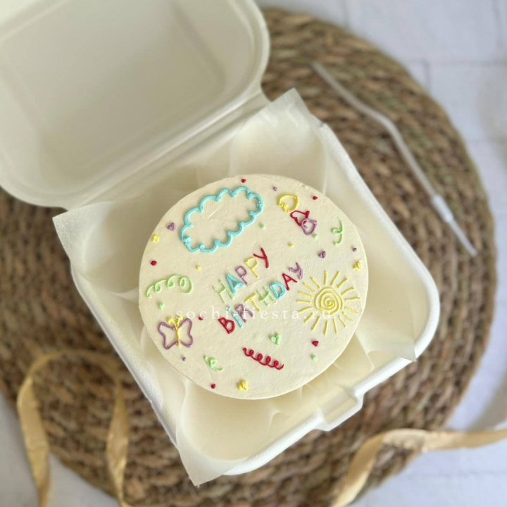 Бенто-торт "С днем рождения!"  в Чите