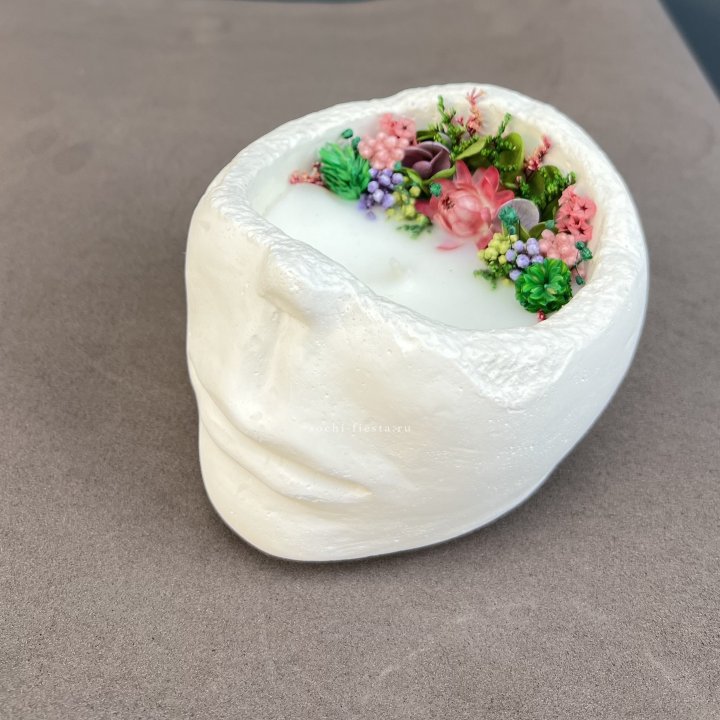 Свеча ароматическая в гипсе  в Чите