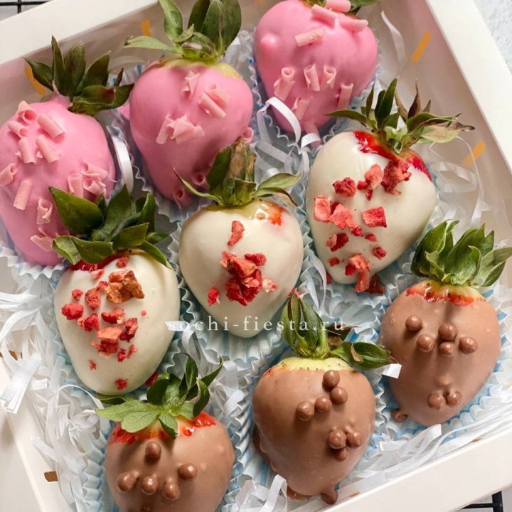Клубника в шоколаде 9 ягод в Чите