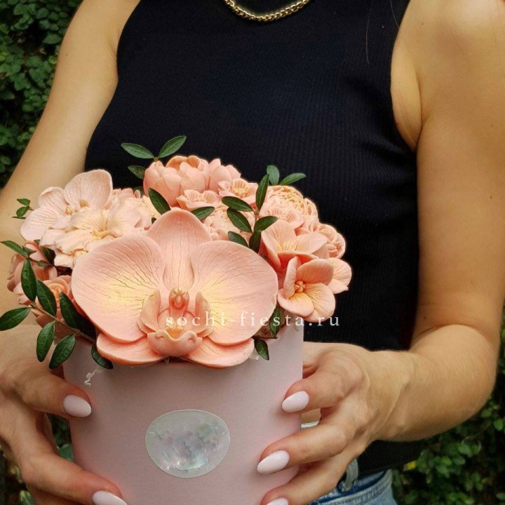 Шоколадный букет Орхидей в Чите