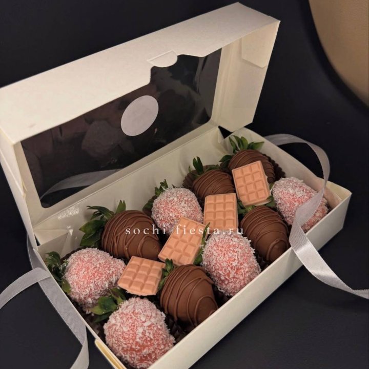 Клубника в шоколаде 10 ягод №2 в Чите