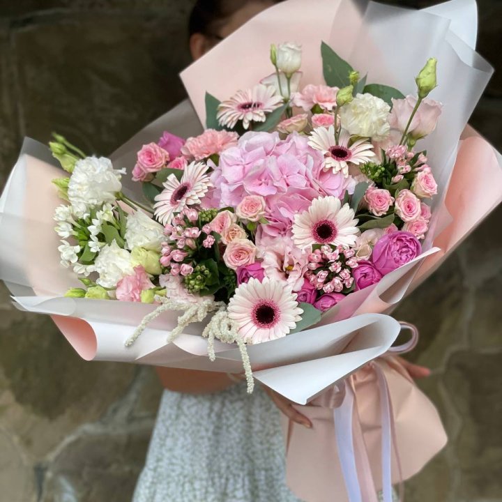 Авторский букет Пич в Чите