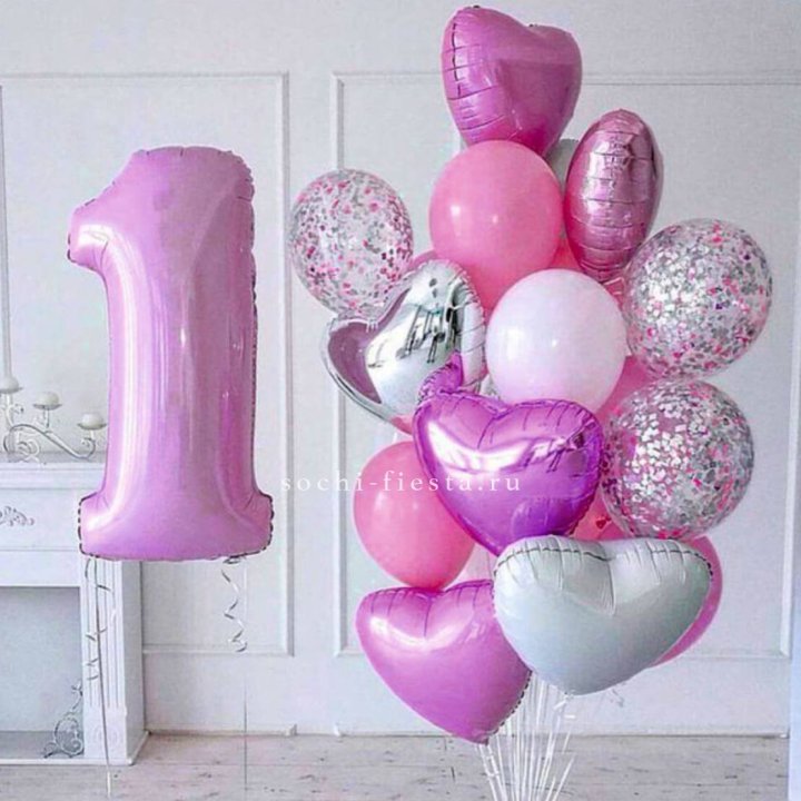 Набор шаров "С днем рождения" в Чите