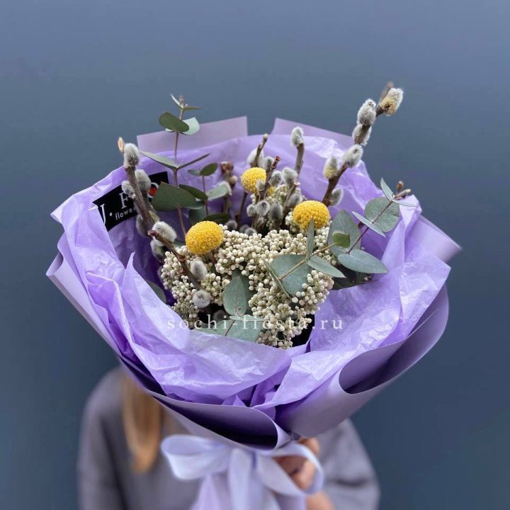 Букет с Вербой №1 в Чите