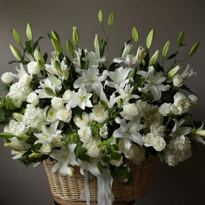 Цветочная корзина макси №3 в Чите