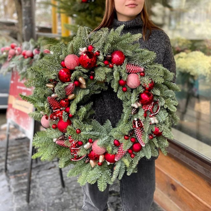 Рождественский венок  в Чите