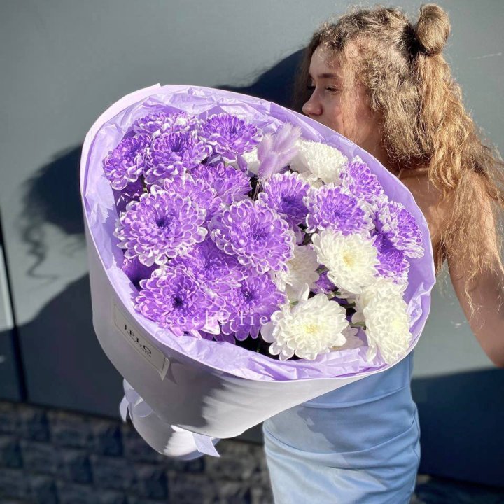  Букет хризантем "Сирена" в Чите