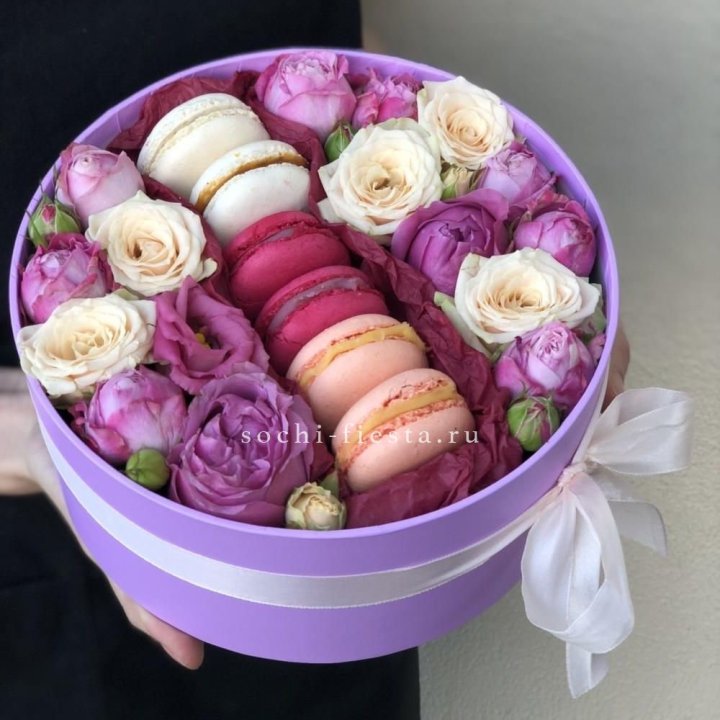 Цветочный бокс "Лаванди" в Чите