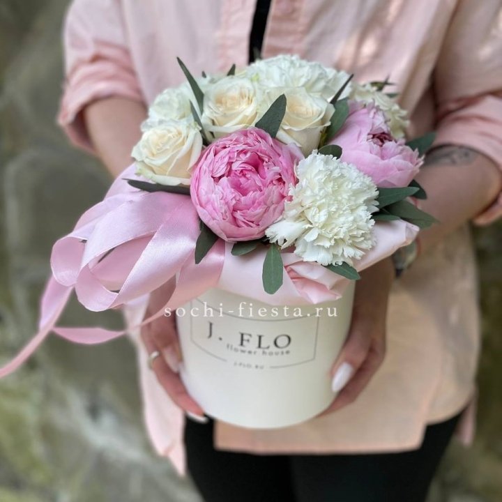 Цветочный бокс мини №2 в Чите