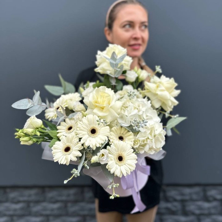 Цветочный бокс "Лавандовый сон" в Чите