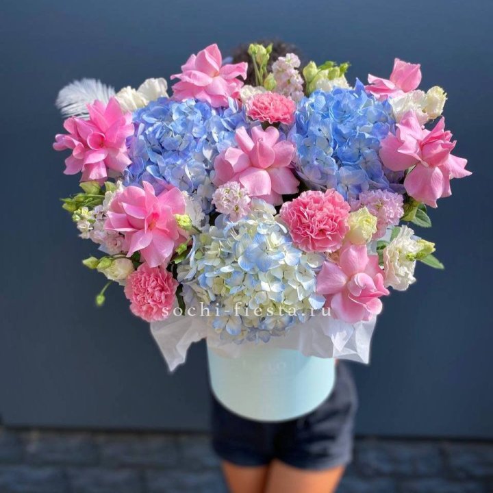 Коробка с цветами "Лемия" в Чите