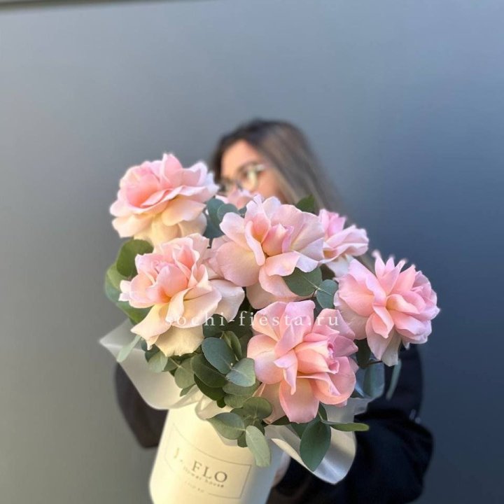 Французские роз в боксе в Чите