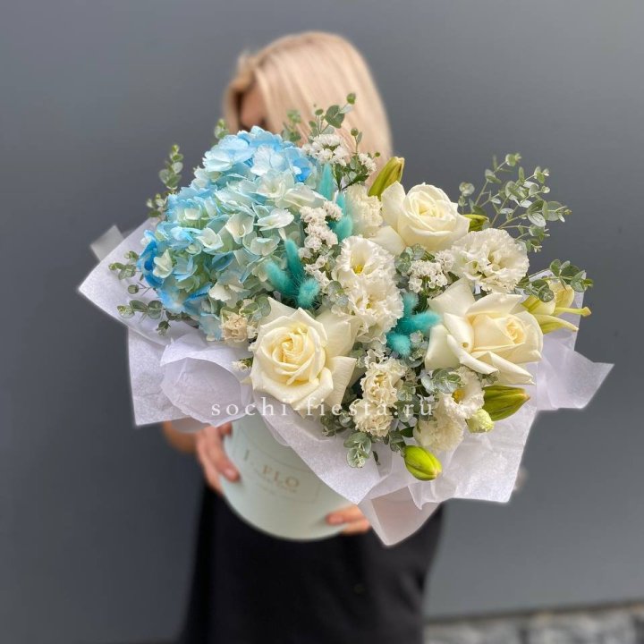 Цилиндр в голубых оттенках №1 в Чите