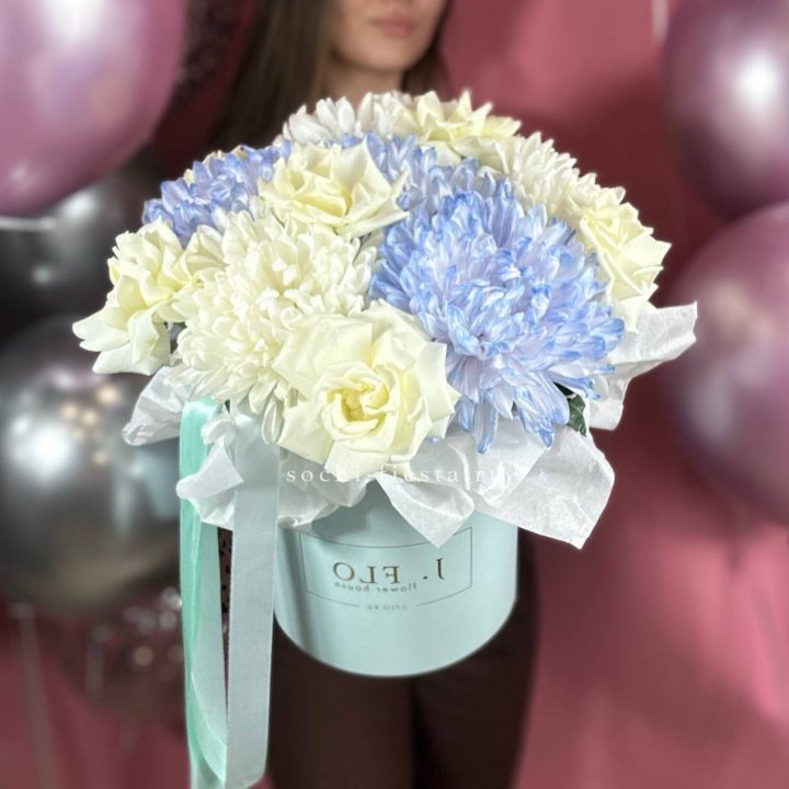 Коробка с цветами "Вольта" в Чите