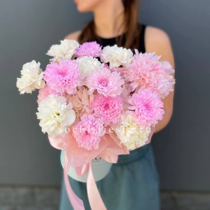 Коробка с цветами "Фиона" в Чите