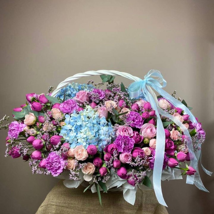 Авторская корзина "Лавандерия" в Чите