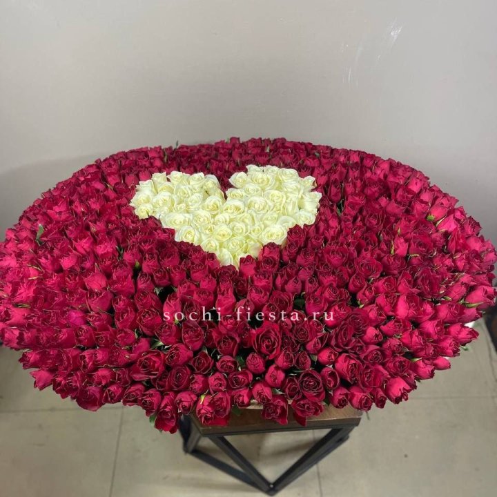 501 роза в корзине в Чите