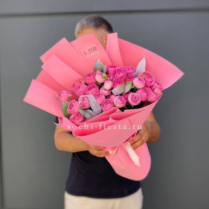 Пионовидные розы баблс №2 в Чите