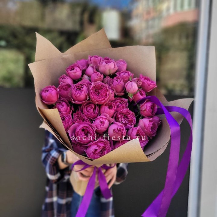 Букет с Мисти бабблс  в Чите