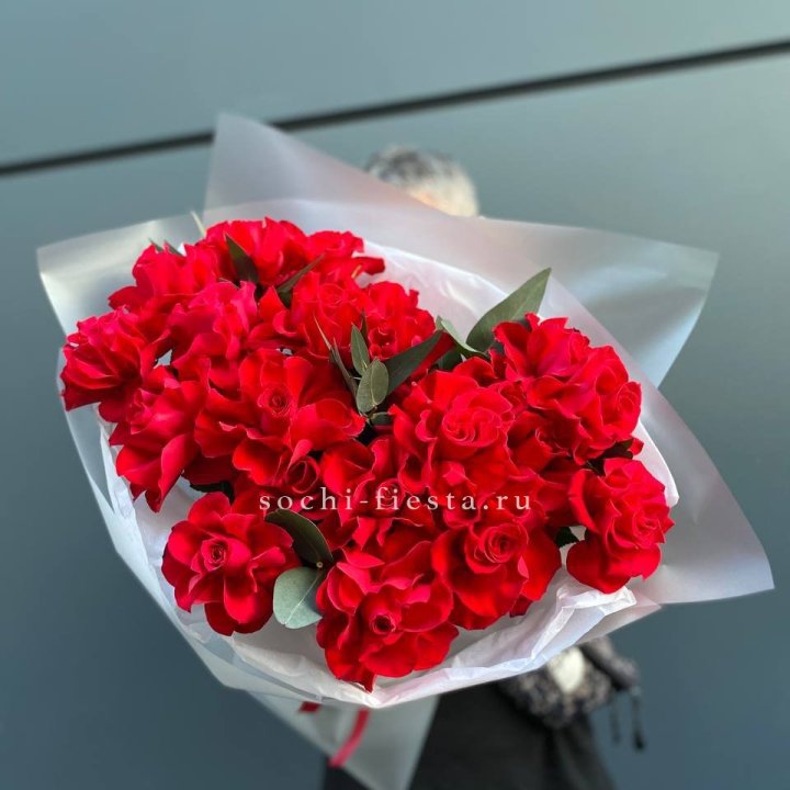21 Красная французская роза в Чите