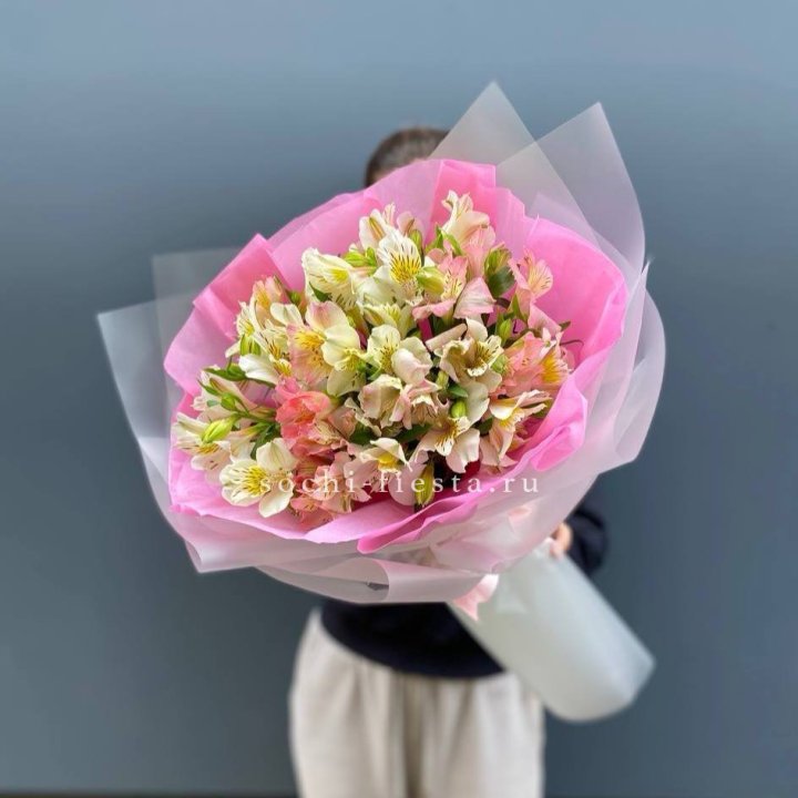 букет альстромерий "Черри" в Чите