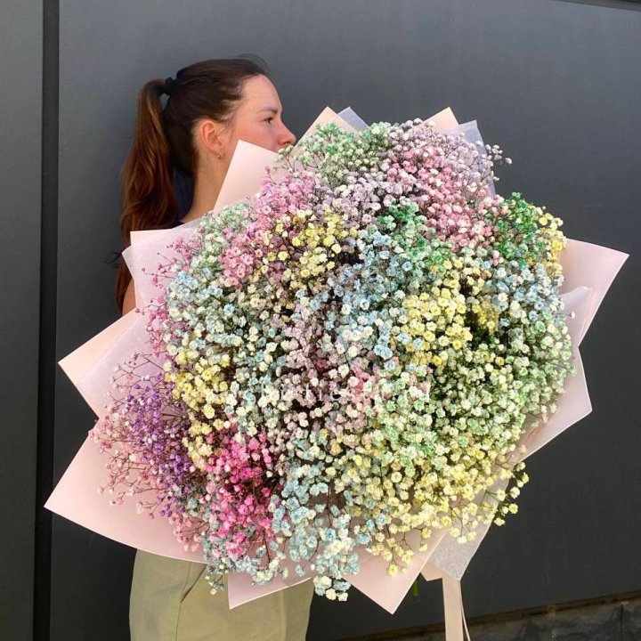 Пышный букет из гипсофил  в Чите