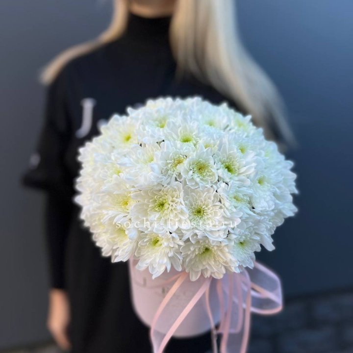 Коробка с хризантемами №1 в Чите