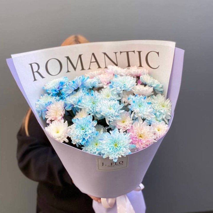 Букет кустовых хризантем в Чите