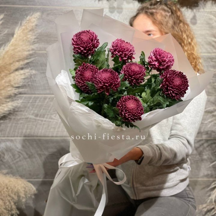 Хризантемы Бигуди в Чите